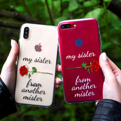 Lex Altern TPU Silicone Couple Case My Sister