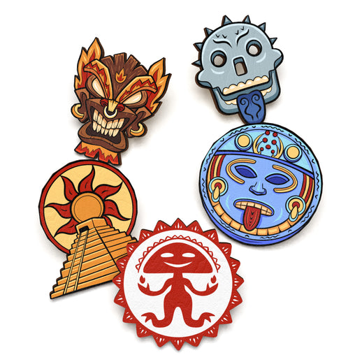 Lex Altern Pins Mayan Gods 1