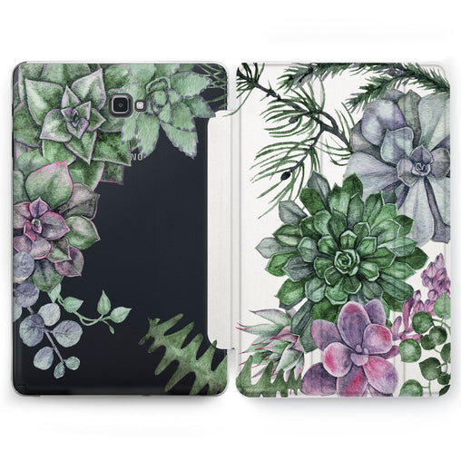 Lex Altern Flower Succulent Case for your Samsung Galaxy tablet.