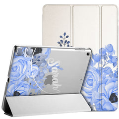 Lex Altern Apple iPad Case Blue Roses