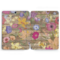 Lex Altern Samsung Galaxy Tab Floral Wood