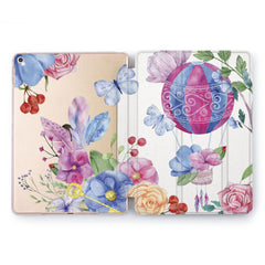 Lex Altern Flower Balloon Case for your Apple tablet.