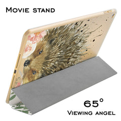 Lex Altern Apple iPad Case Floral Hedgehog