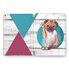 Lex Altern Pug Man Case for your Apple tablet.