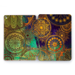 Lex Altern Iridescent Mandala Case for your Apple tablet.