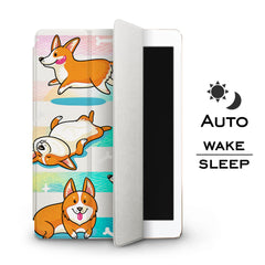 Lex Altern Apple iPad Case Corgi Pattern