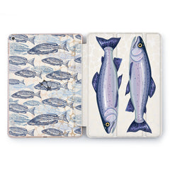 Lex Altern Blue Trout Case for your Apple tablet.