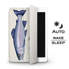 Lex Altern Apple iPad Case Blue Trout