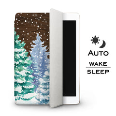 Lex Altern Apple iPad Case Winter Forest