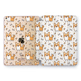 Lex Altern Apple iPad Case Corgi Bones