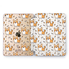 Lex Altern Corgi Bones Case for your Apple tablet.