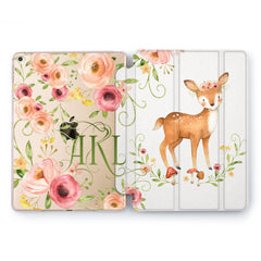 Lex Altern Floral Deer Case for your Apple tablet.