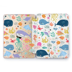 Lex Altern Underwater Inhabitants Case for your Apple tablet.