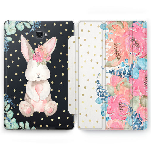 Lex Altern Floral Bunny Case for your Samsung Galaxy tablet.