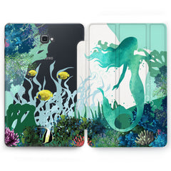 Lex Altern Cyan Mermaid Case for your Samsung Galaxy tablet.