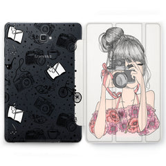 Lex Altern Photographer Girl Case for your Samsung Galaxy tablet.