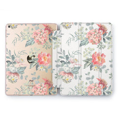 Lex Altern Pastel Flowers Case for your Apple tablet.