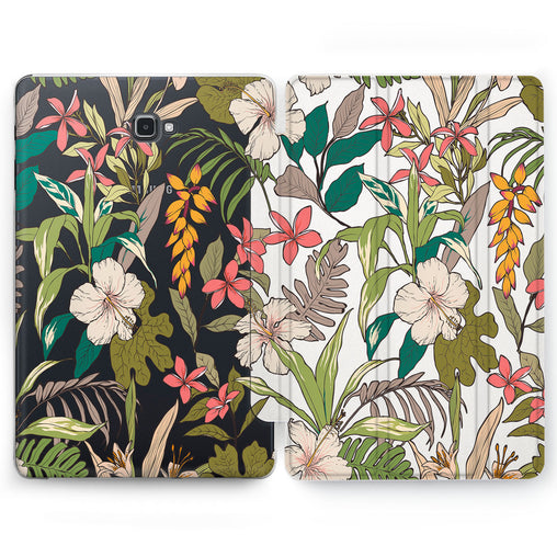 Lex Altern Painted Flowers Case for your Samsung Galaxy tablet.