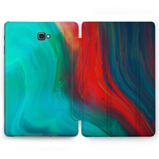 Lex Altern Burning Aquamarine Case for your Samsung Galaxy tablet.