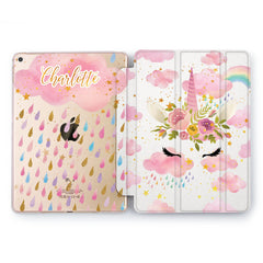 Lex Altern Floral Unicorn Case for your Apple tablet.