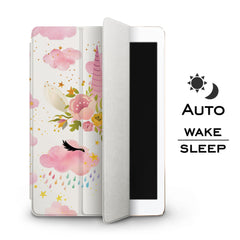 Lex Altern Apple iPad Case Floral Unicorn