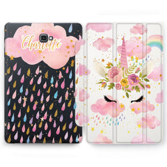 Lex Altern Floral Unicorn Case for your Samsung Galaxy tablet.