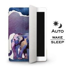 Lex Altern Apple iPad Case Night Elephants