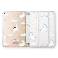 Lex Altern Flying Unicorn Case for your Apple tablet.