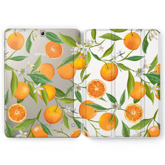 Lex Altern Samsung Galaxy Tab Orange Print