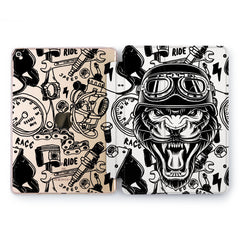 Lex Altern Rage Lion Case for your Apple tablet.