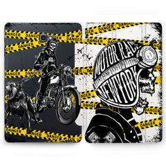 Lex Altern Skeleton Biker Case for your Samsung Galaxy tablet.