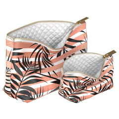 Lex Altern Makeup Bag Striped Palm