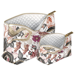 Lex Altern Makeup Bag Snakes In Flowers