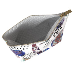 Lex Altern Makeup Bag Feathers Boho