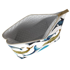 Lex Altern Makeup Bag Whales Pattern