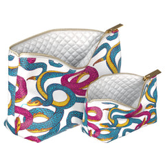 Lex Altern Makeup Bag Snake Pattern