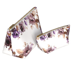 Lex Altern Makeup Bag Purple Flowers