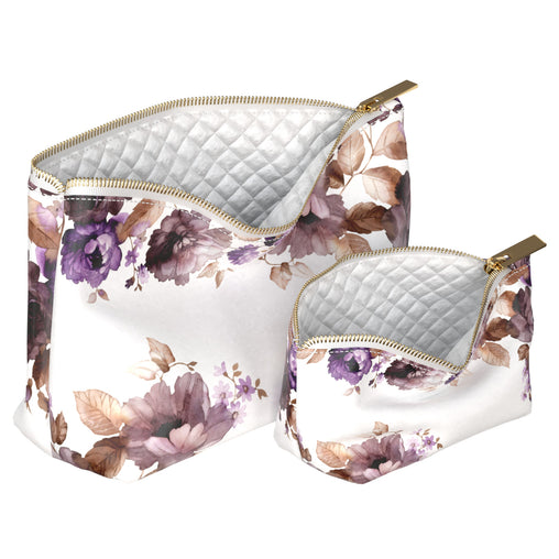 Lex Altern Makeup Bag Purple Flowers