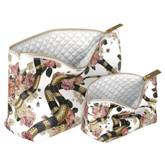 Lex Altern Makeup Bag Snake Flowers