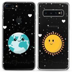 Lex Altern TPU Silicone Couple Case Earth and Sun