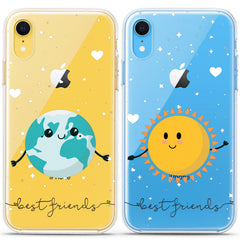 Lex Altern TPU Silicone Couple Case Earth and Sun