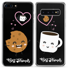 Lex Altern TPU Silicone Couple Case Cookie and Coffee