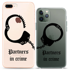 Lex Altern TPU Silicone Couple Case Partners In Crime