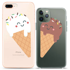 Lex Altern TPU Silicone Couple Case Sweet Ice Cream