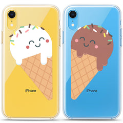 Lex Altern TPU Silicone Couple Case Sweet Ice Cream