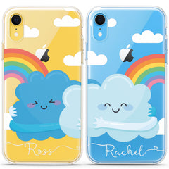 Lex Altern TPU Silicone Couple Case Rainbow Love