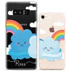 Lex Altern TPU Silicone Couple Case Rainbow Love