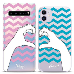 Lex Altern TPU Silicone Couple Case Love Pattern