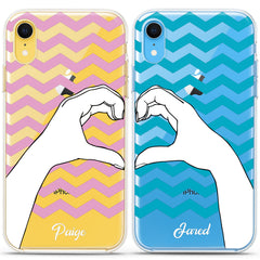 Lex Altern TPU Silicone Couple Case Love Pattern