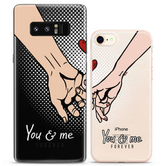 Lex Altern TPU Silicone Couple Case You & Me Forever